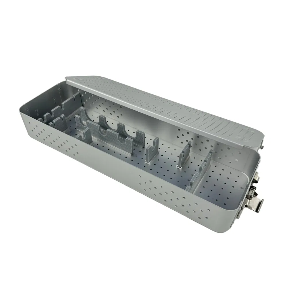 High Reliability Impact-Resistant General Resin Standard Sterilization Tray for Surgical Instrument Preparation Room