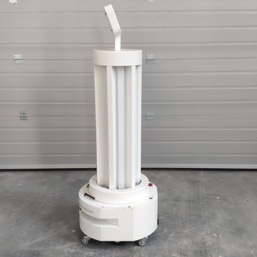 UV Air Disinfection Robot: Adaptable to Hospital Lobbies, Fully Intelligent Operation, Synchronous Surface Sterilization