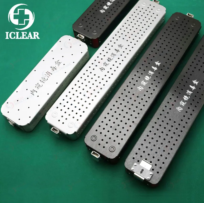 Surgical Instruments Disinfection Box Medical Rigid Endoscope Sterilization Container