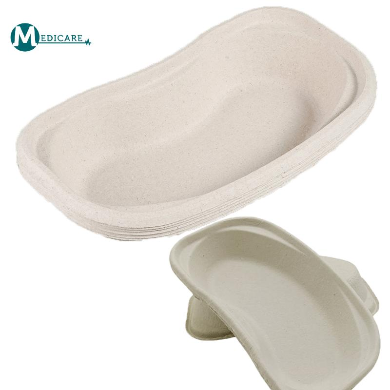 Disposable Kidney Shape Emesis Basin Medical Dental Surgical Lab Instrument Tools Paper Pulp Tray Plate Dish Tray for Clinic