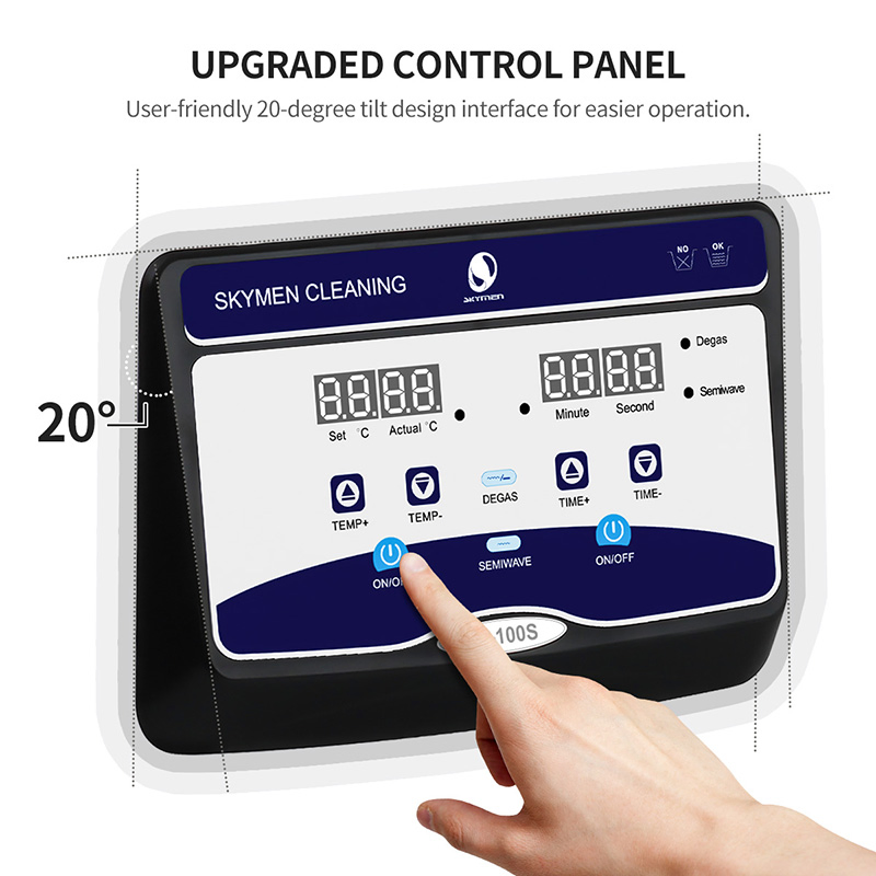 Skymen Industrial Ultrasonic Cleaner 30L Auto Engine Parts /Medical Instruments/ Metal Parts Cleaning