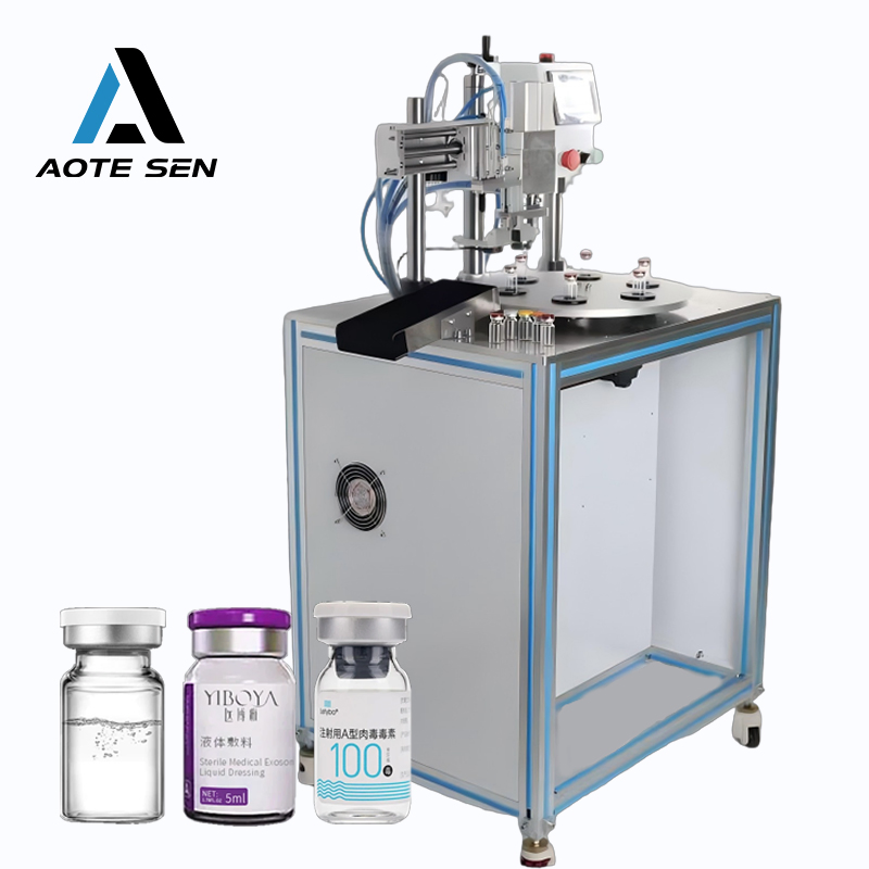 Factory Manual Medical Glass Bottle Capping Oral Liquid Sealer Aluminum Sealing Crimping Machine