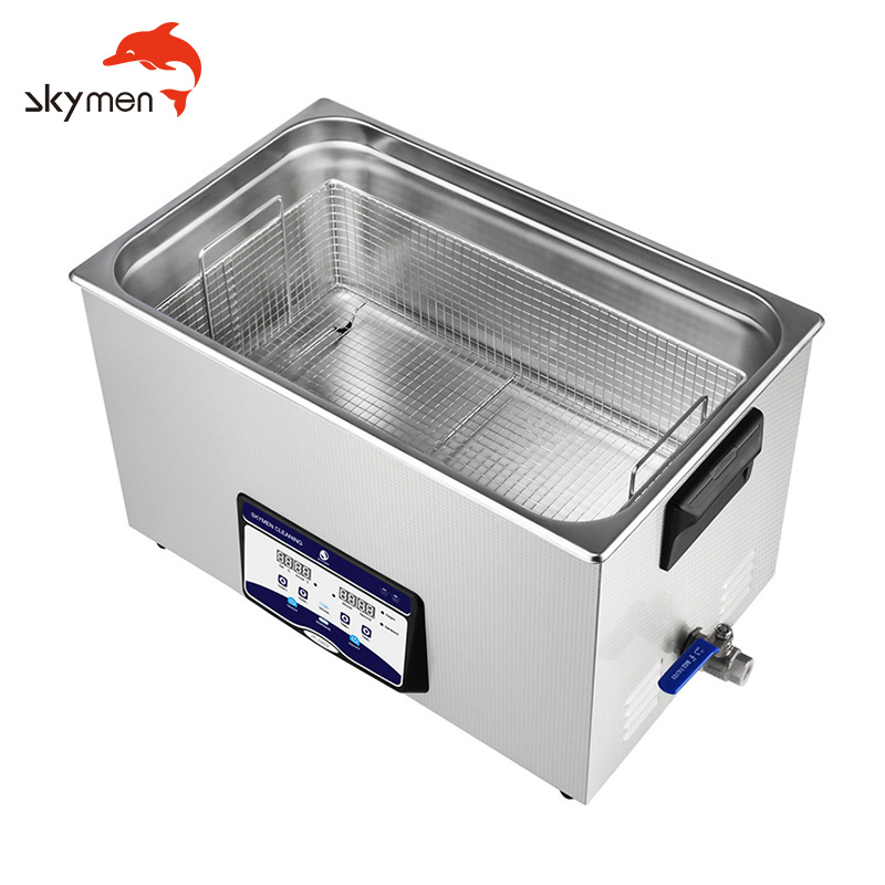 Skymen Industrial Ultrasonic Cleaner 30L for Auto Engine Parts /Medical Instruments/ Various Metal Parts Cleaning