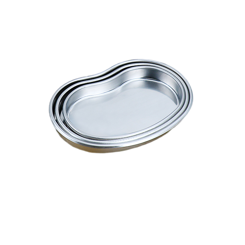 Hospital Medical Instrument Kidney Shaped Curved Holloware 304 Stainless Steel Surgical Kidney Tray
