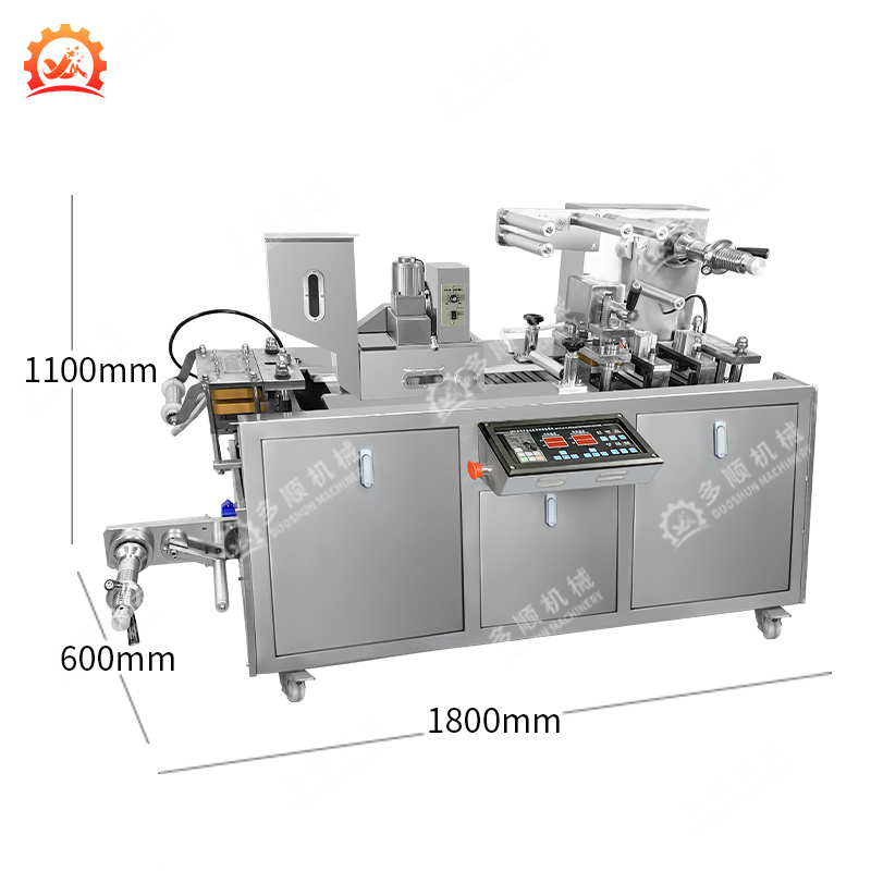Dpp-115 Butter Honey Liquid Medical Pill Capsule Candy Tablet Blister Packaging Packing Forming Sealing Thermoforming Machine