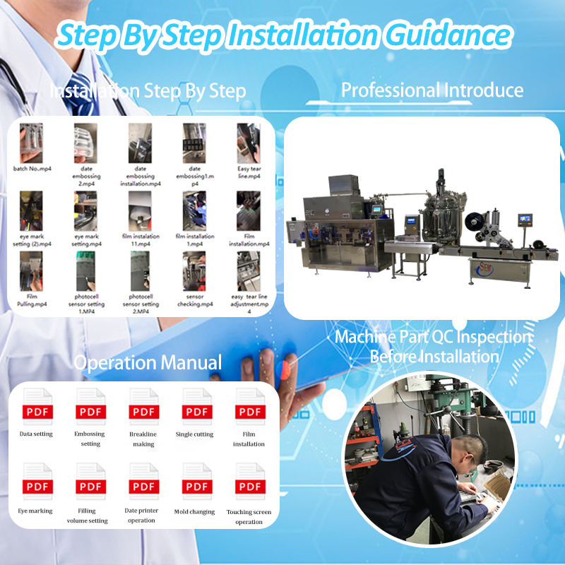 High Quality Medical Pharma Plastic Ampoule Bottle Sealing Ampoule Filling Machine Liquid Packing Machine with Labeling Machine and Weighting Machine
