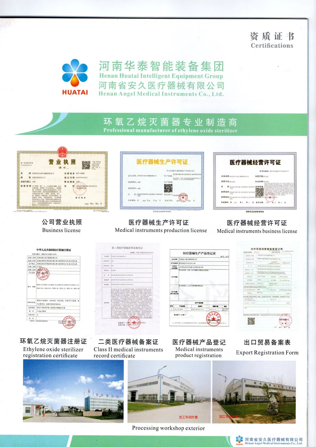 Certification Documents