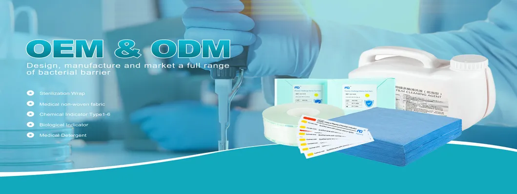 Medical Consumables Adhesive Sterilization Indicator Tapes