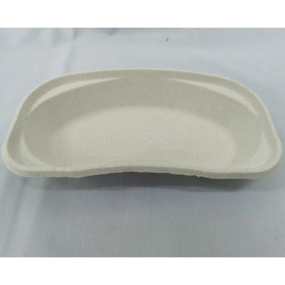 Biocompatible Paper Kidney Bowl Kidney Shaped Tray Basin Reusable Molded Pulp Dental Lab Instruments Surgical Trays