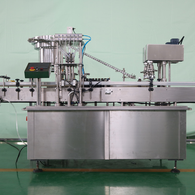 Automatic Medical Bottle Equipment Oral Liquid Filling Line Food Liquid Packing Labeling Sealing Filler Carton Capping Bottling Label Labeller Machine