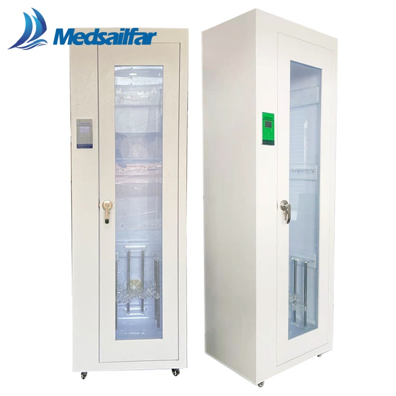 Hospital Flexible Double Door Soft Endoscope Storage Cabinet for 8 Endoscope