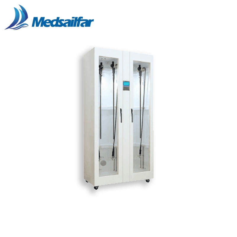 Hospital Flexible Double Door Soft Endoscope Storage Cabinet for 8 Endoscope
