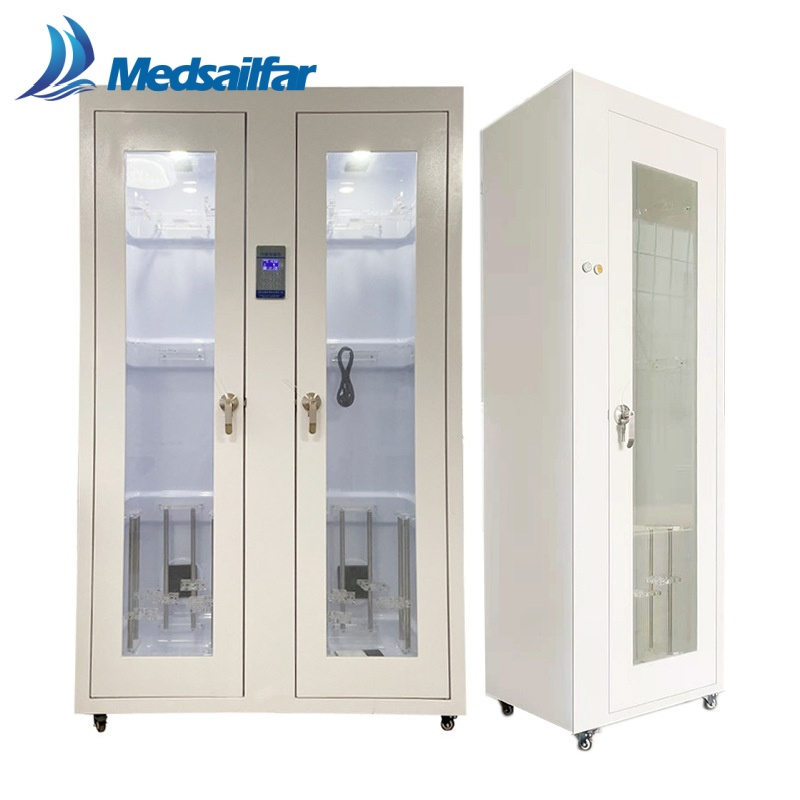 Hospital Flexible Double Door Soft Endoscope Storage Cabinet for 8 Endoscope