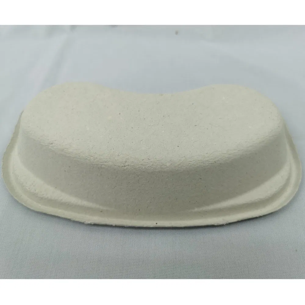 Biocompatible Paper Kidney Bowl Kidney Shaped Tray Basin Reusable Molded Pulp Dental Lab Instruments Surgical Trays