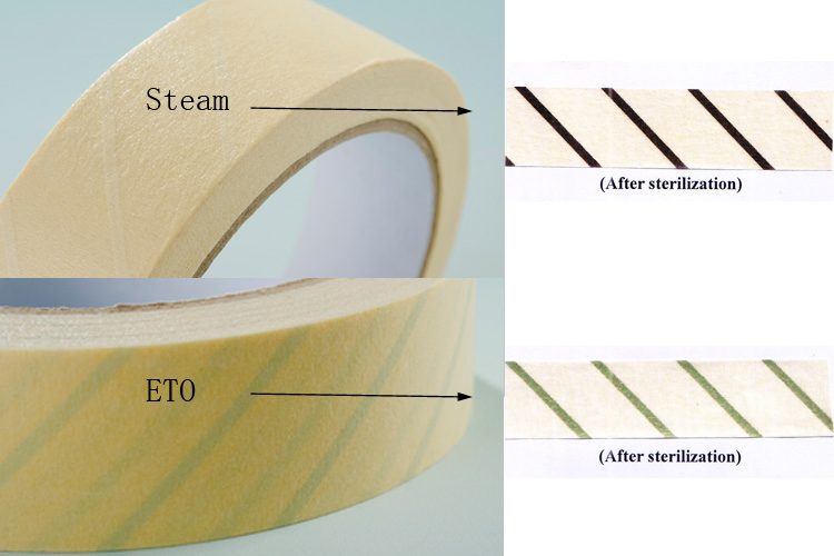 Hospital Use Autoclave Steam Sterilization Indicator Tape