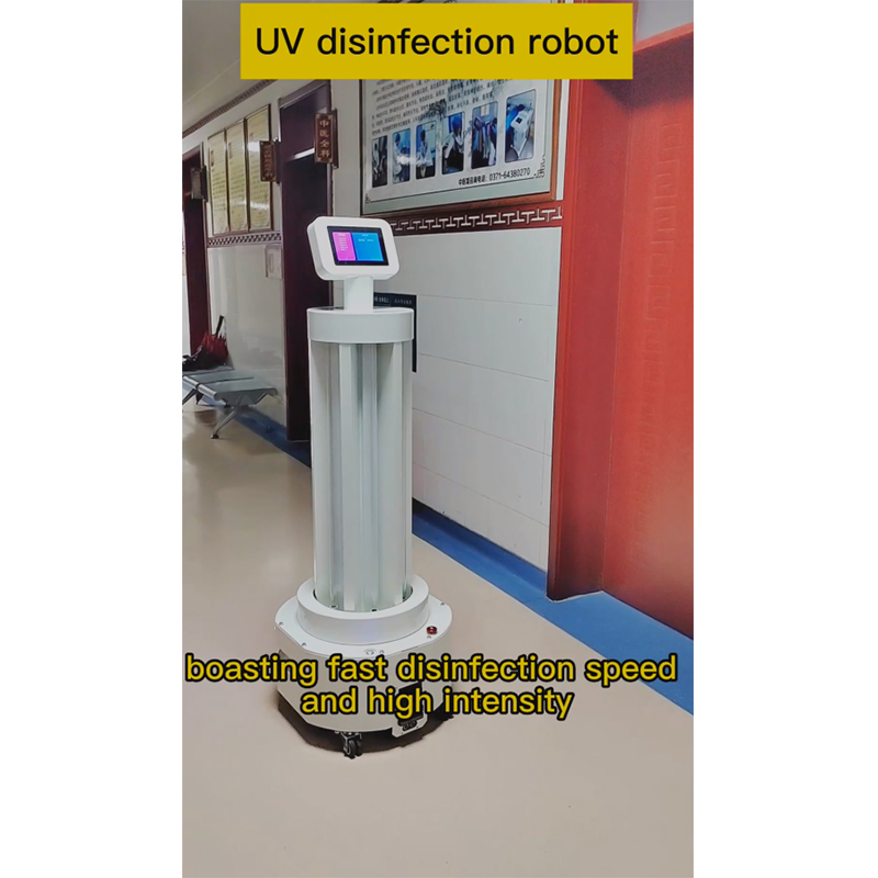 High-Tech UV Sterilization Robot: Ai-Controlled, Autonomous Movement, Fully Automatic Disinfection