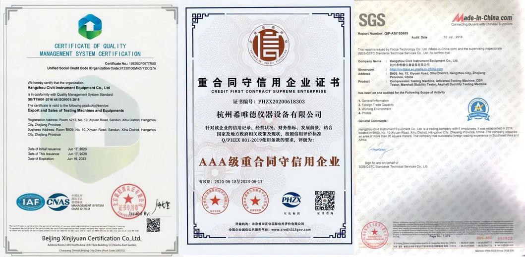 Certifications Display