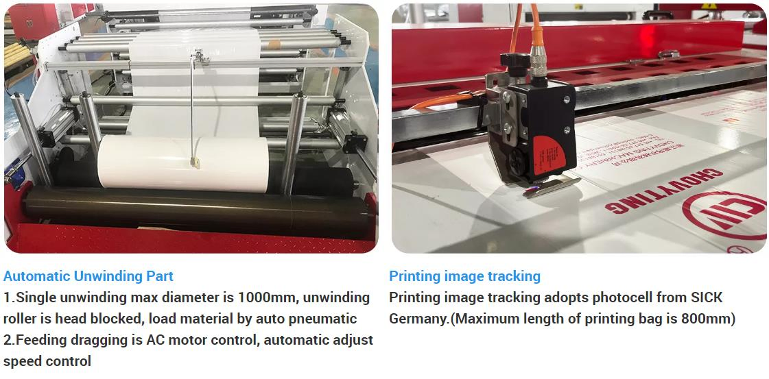 1200fb Automatic LDPE Bottom Sealing Flat Garbage Thickness Polythene Bag Making Machine for Medical Plastic Bag with Flying Knife System