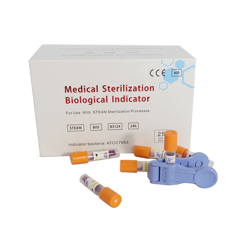 24h Steam Sterilization Disposable Biological Indicator Autoclave Biological Reader