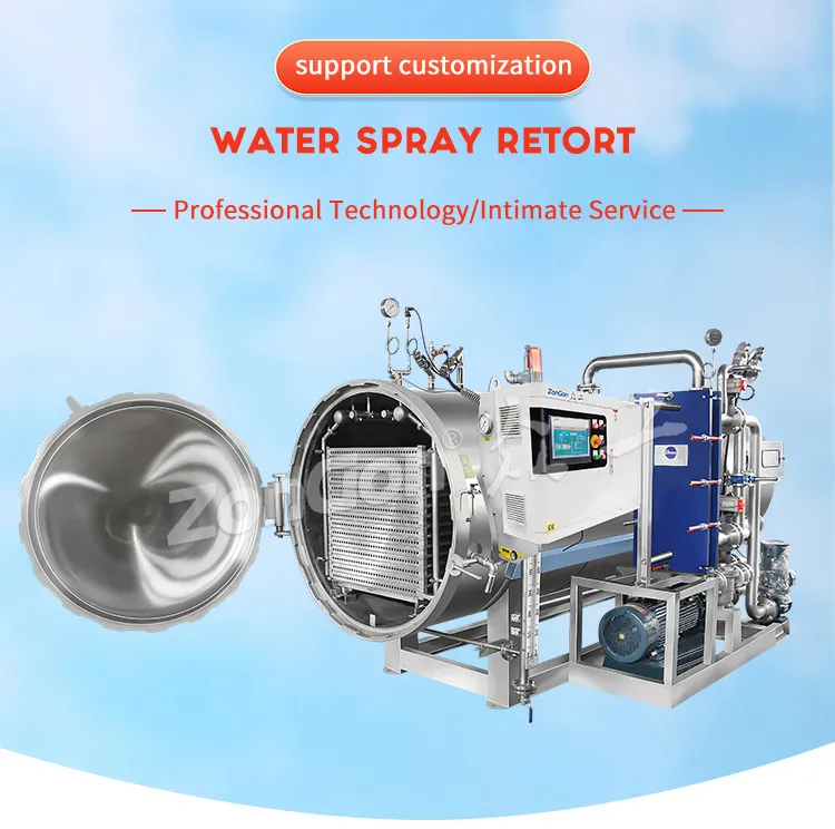 Water Spray Retort Machine