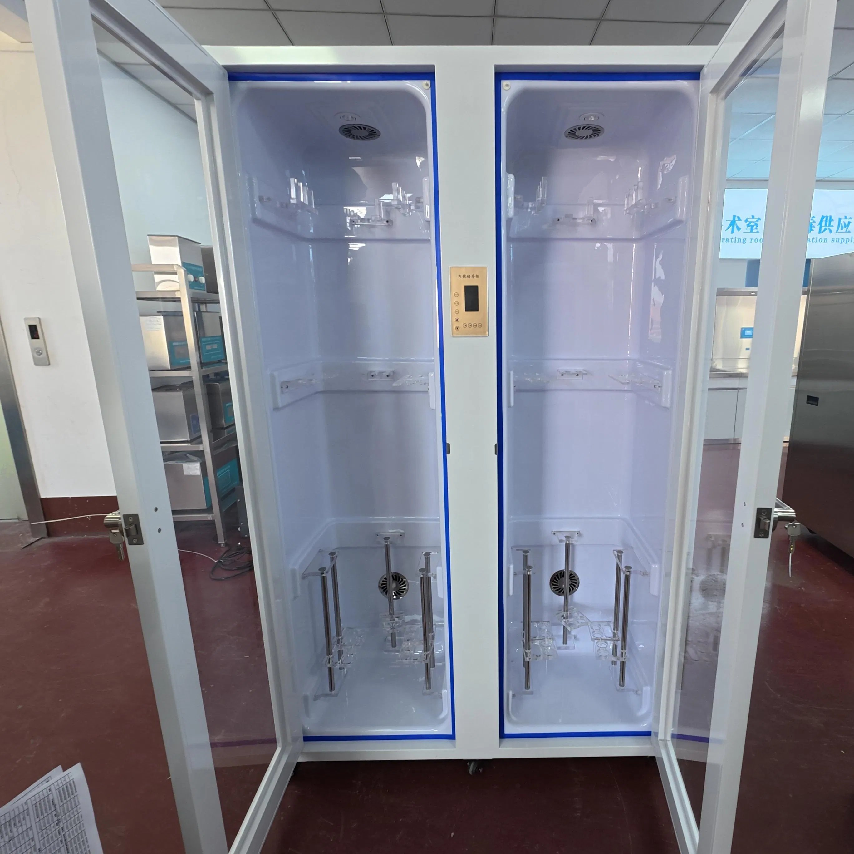 Advanced Endoscope Storage Cabinet – PMMA Composite, Plasma Disinfection &amp; Smart Hooks