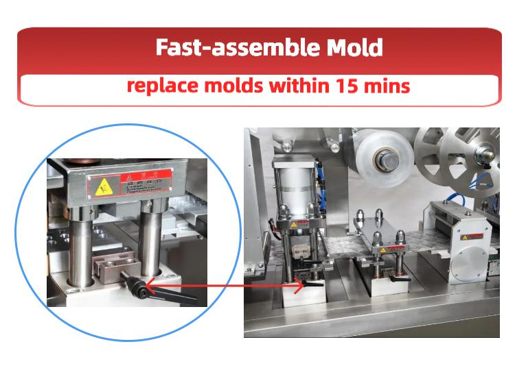 Dpp260/320 Pharmaceutical Medical Food Capsule Tablet Softgel Liquid Auto Forming Sealing Equipment Packaging Machinery Automatic Pack Blister Packing Machine