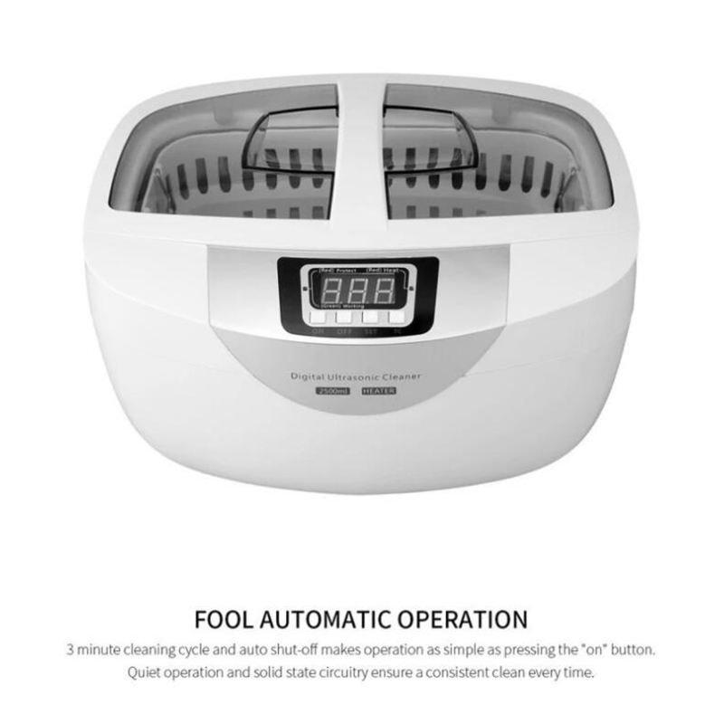 2.5L Medical Dental Instruments Heating Cleaning Machine 42kHz Ultrasonic Bath Cleaner