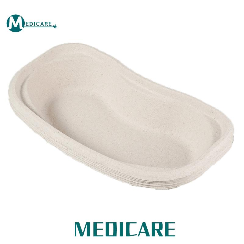 Hospital Clinic Use Biodegradable Single Use Medical Paper Pulp Kidney Surgical Tray Dishes Plate for Lab Instrument Tools Hold