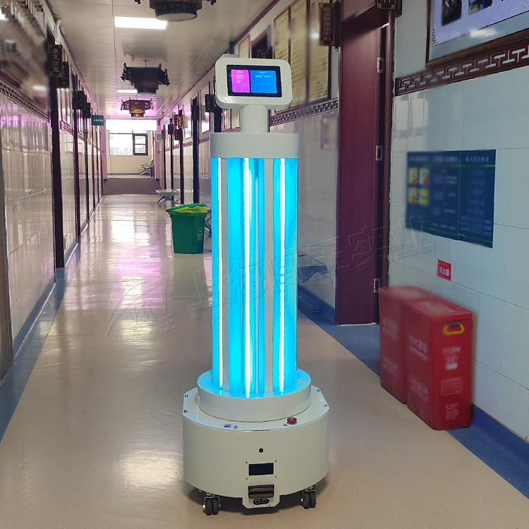 Advanced UV Disinfection Robot for Effective Germ Elimination