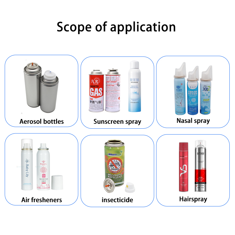 Medical Aerosol Cans Filling Sealing Packing Machine Aluminum Can Filling Machine