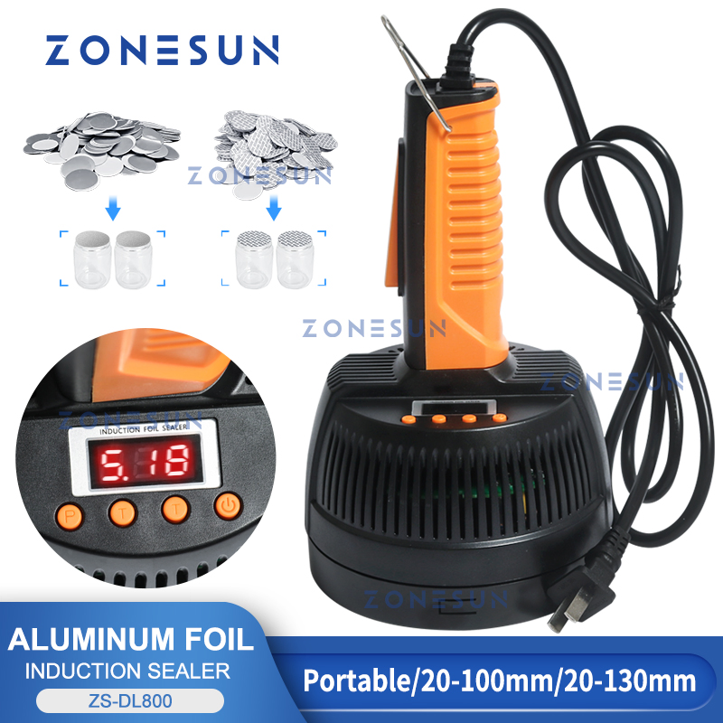 Zonesun Zs-Dl800 Hand Held Electromagnetic Induction Sealing Machine Aluminum Foil Medical Plastic Capping Machine