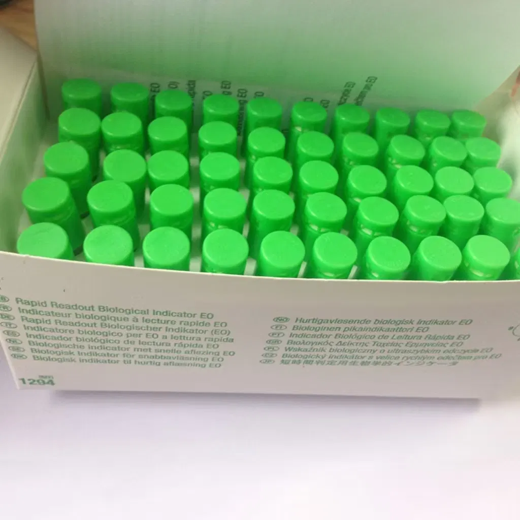 Sterilization Biological Indicator (Eo) Pass Sterilizatio Change Green Color