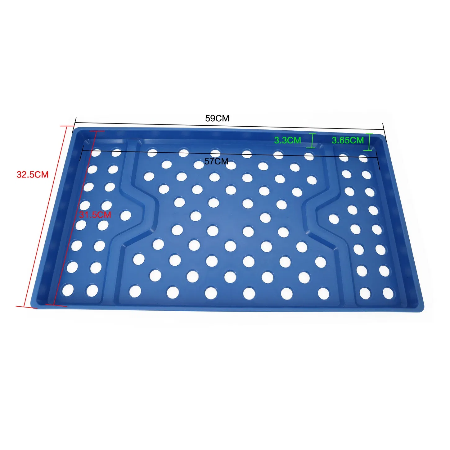 Medmount Medical Reusable Plastic Sterile Autoclavable Dental Lab Hospital Use Surgical Instrument Tray