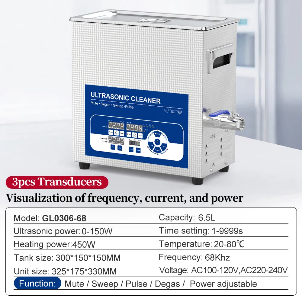Ultrasonic Cleaner Bath for Medical Instruments with Mute Function