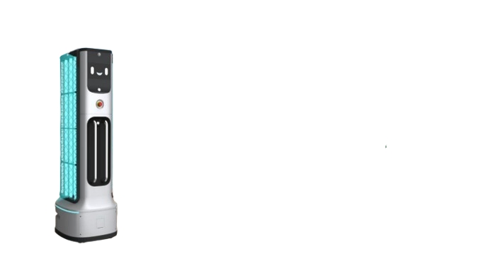 Factory Direct Deepblue AI Disinfection Robot UV Disinfection Robot for Public Sanitation