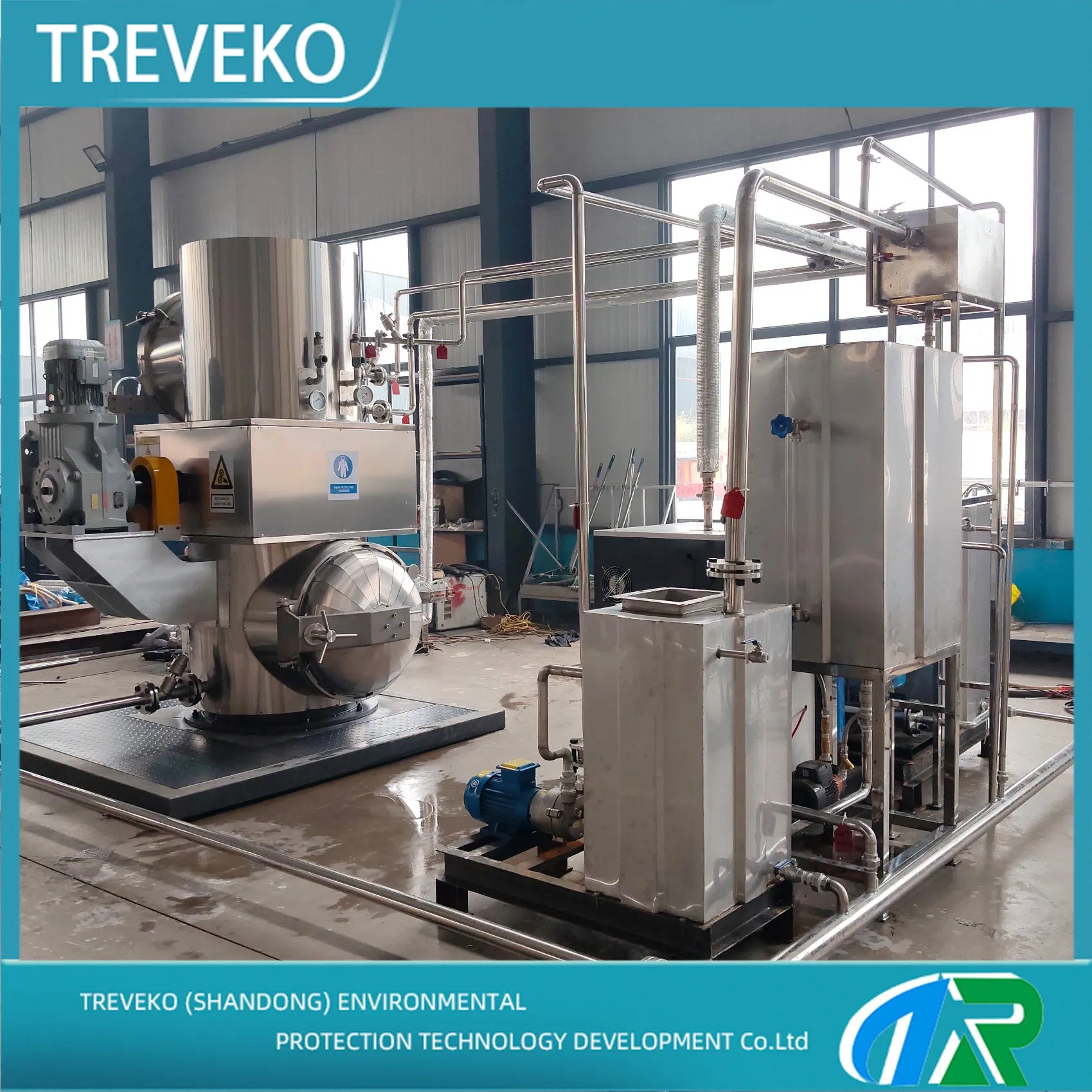 Vertical High-Pressure Steam Sterilization/Crushing Autoclave for Centralized Waste Treatment in Hospitals