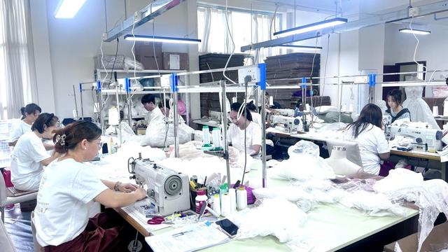 Detailed Lace and Embroidery Handwork