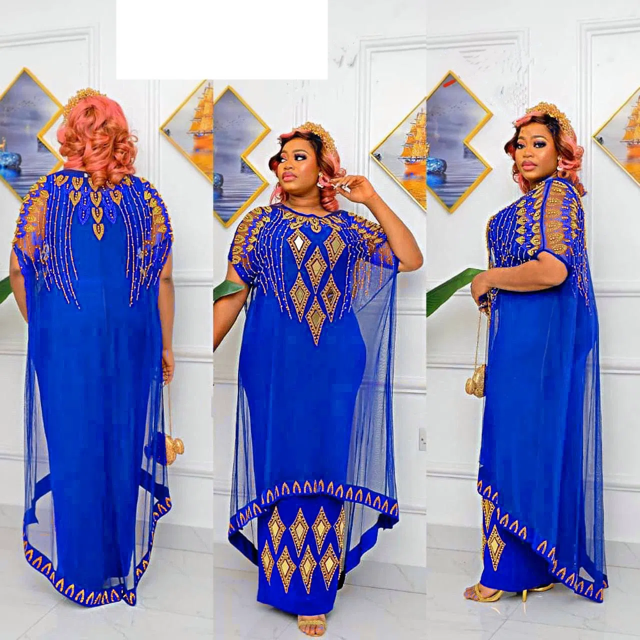 فستان ضيف زفاف ربيعي بألوان باهتة وتصميم أنيق