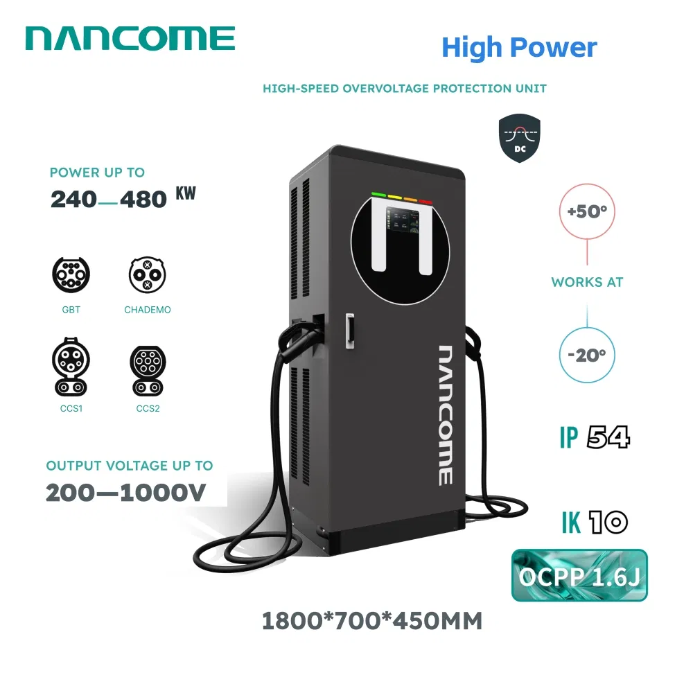 Nancome Industrial High Power Charging Station for Highway Fast Charging with 480kw