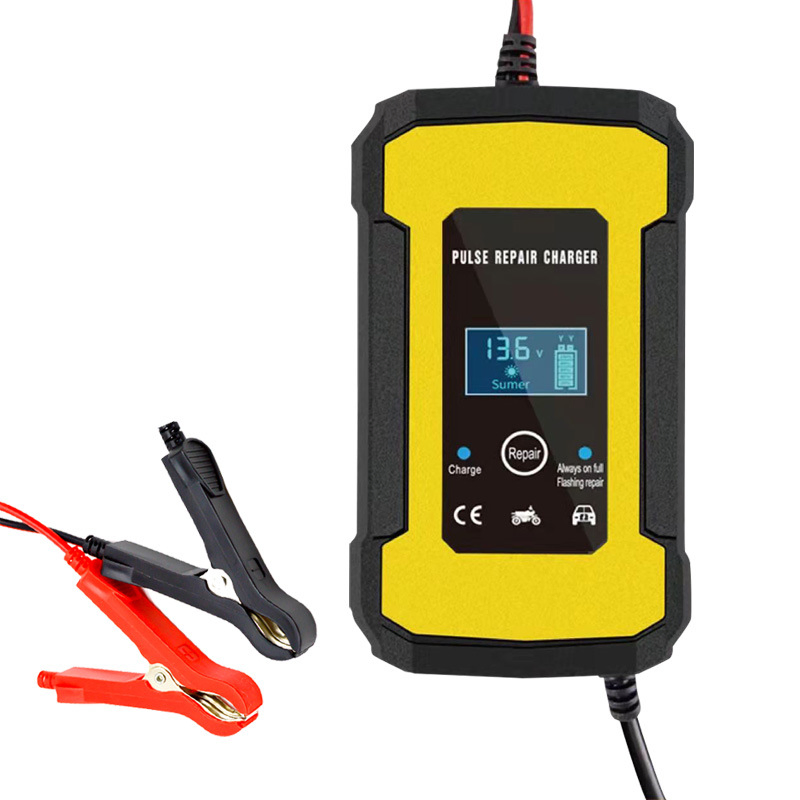 Durability Protection Pulse Repair Smart 12V 100ah Car Lead-Acid Battery Charger