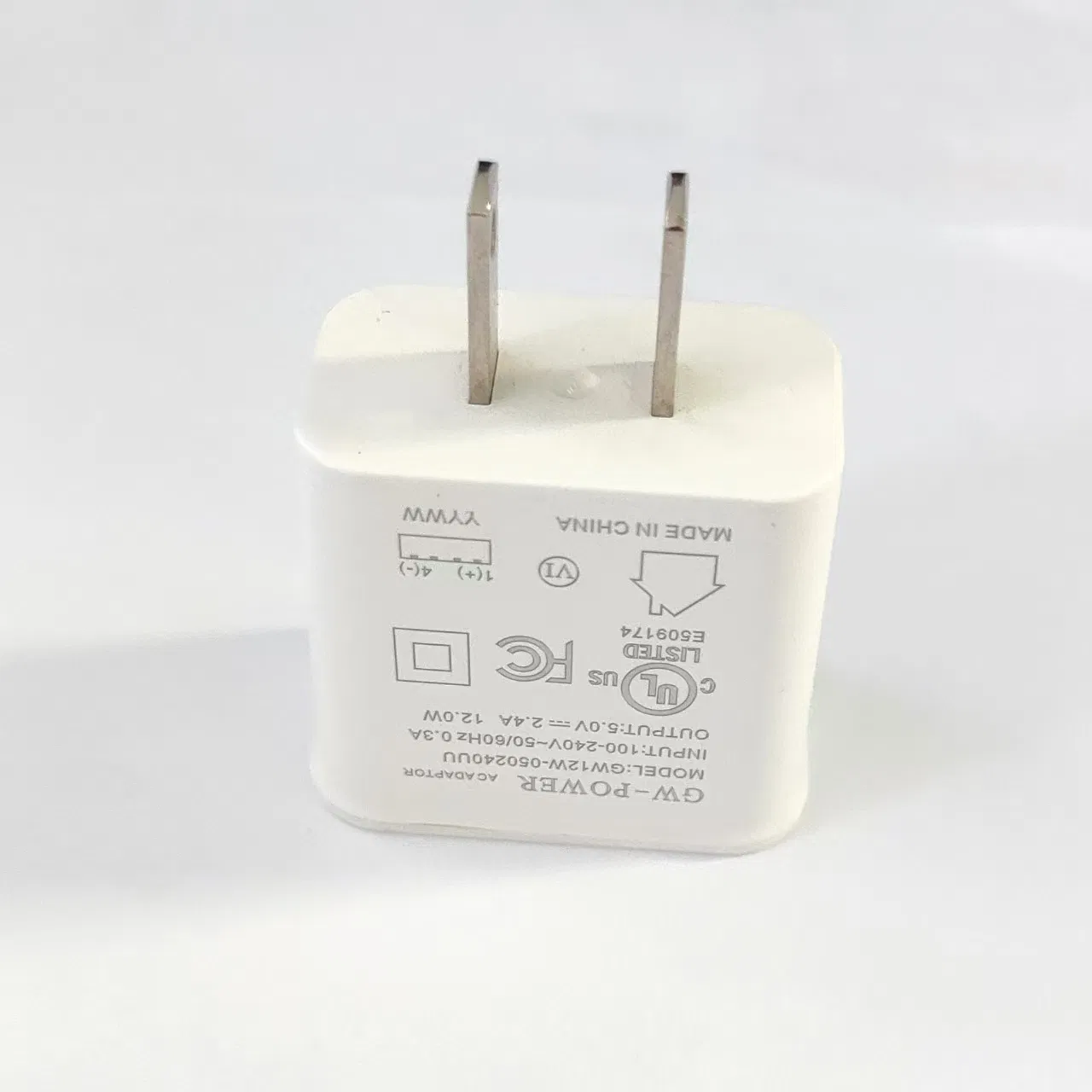 5V 1A 2A 2.4A Small Portable USA Travel Adaptor with USB Outlet