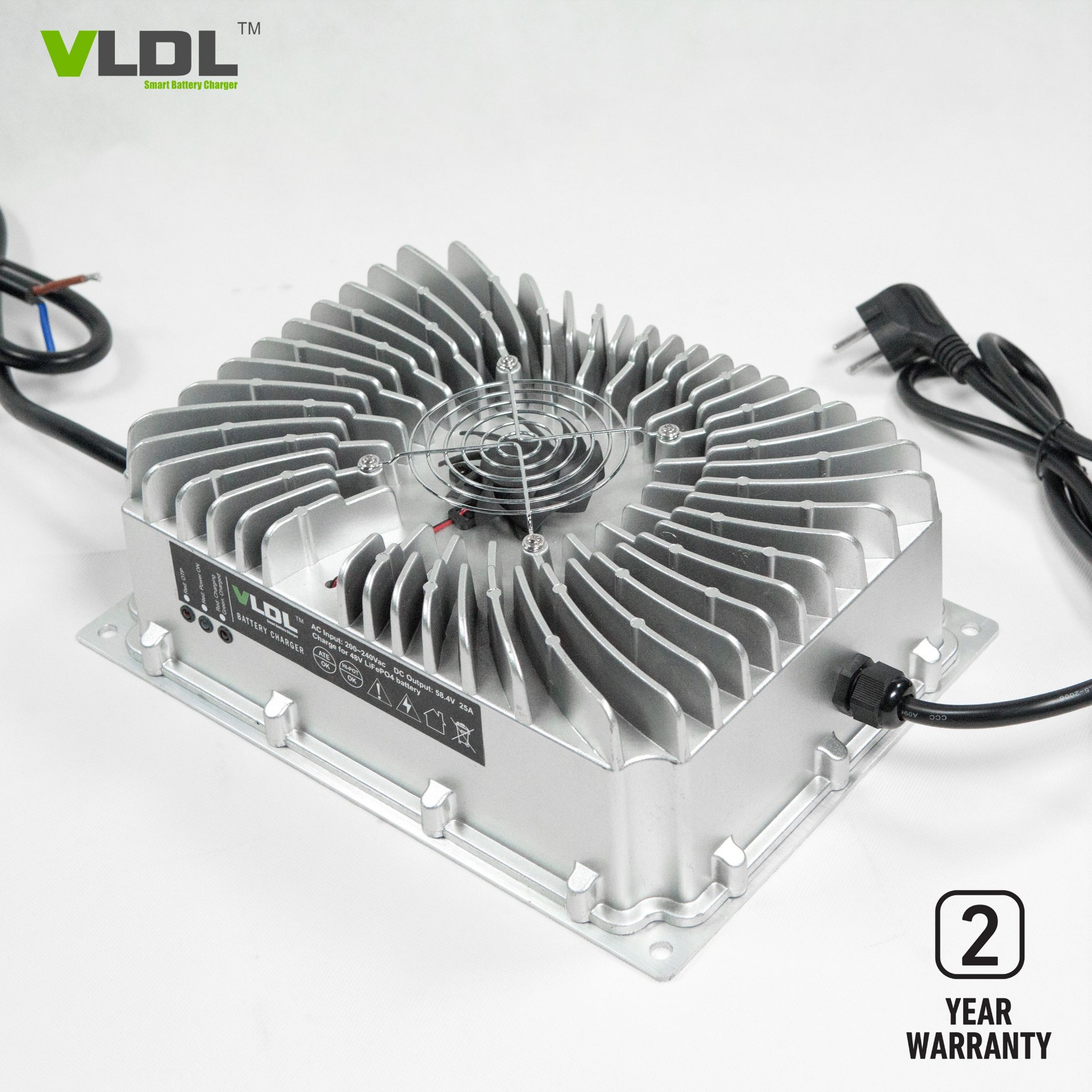 60V 15A Pfc Waterproof Battery Charger, IP65 or IP66 with Worldwide 110-230VAC Input