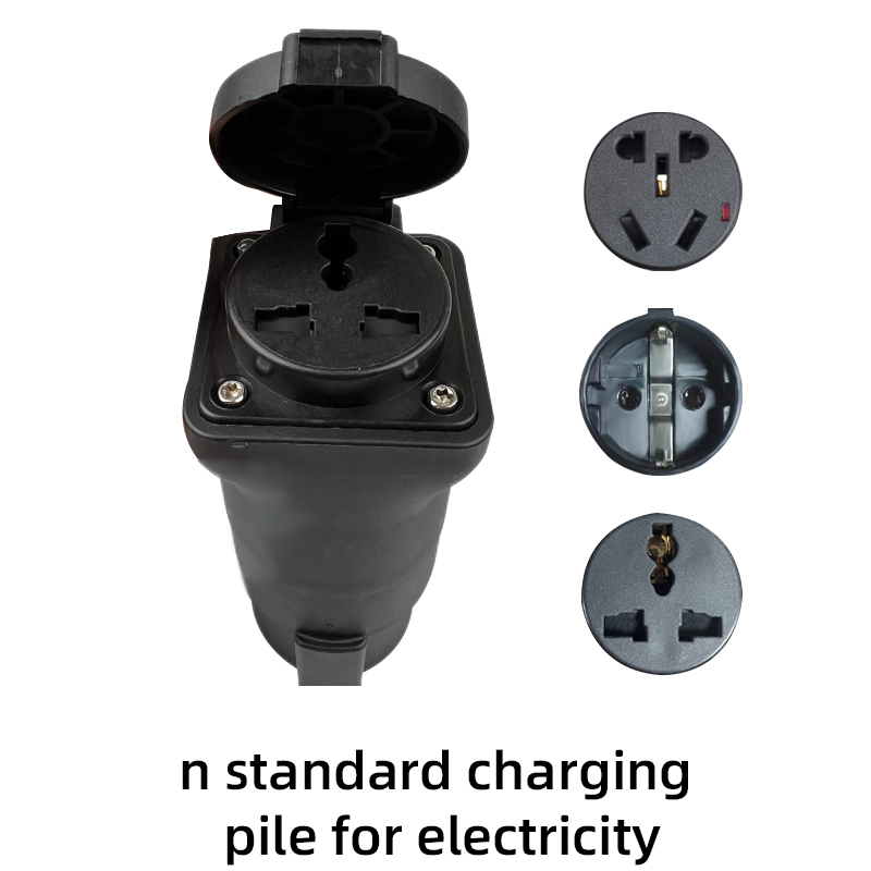 J1772 V2l Discharge Adapter 16A 120V-380V AC Power for Outdoor Camping Travel Emergency Vehicle to Load Power Supply