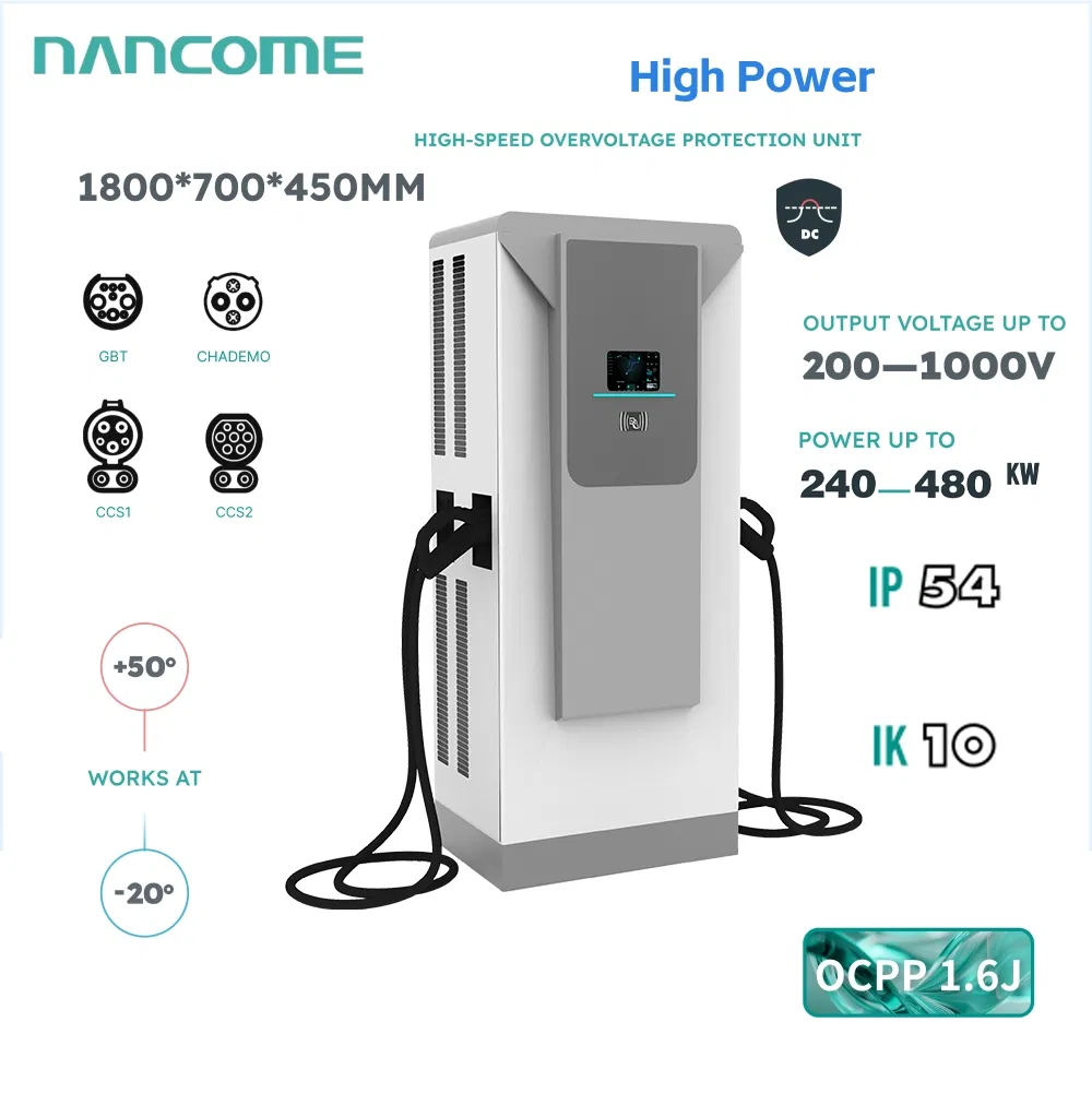 Nancome Industrial High Power Charging Station for Bus Depot Charging with 240kw