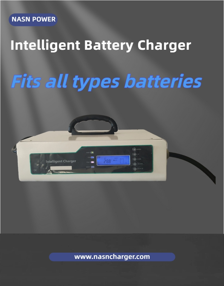 Smart Industry Battery Charger 24V 50A 1440W for All Types Batteries