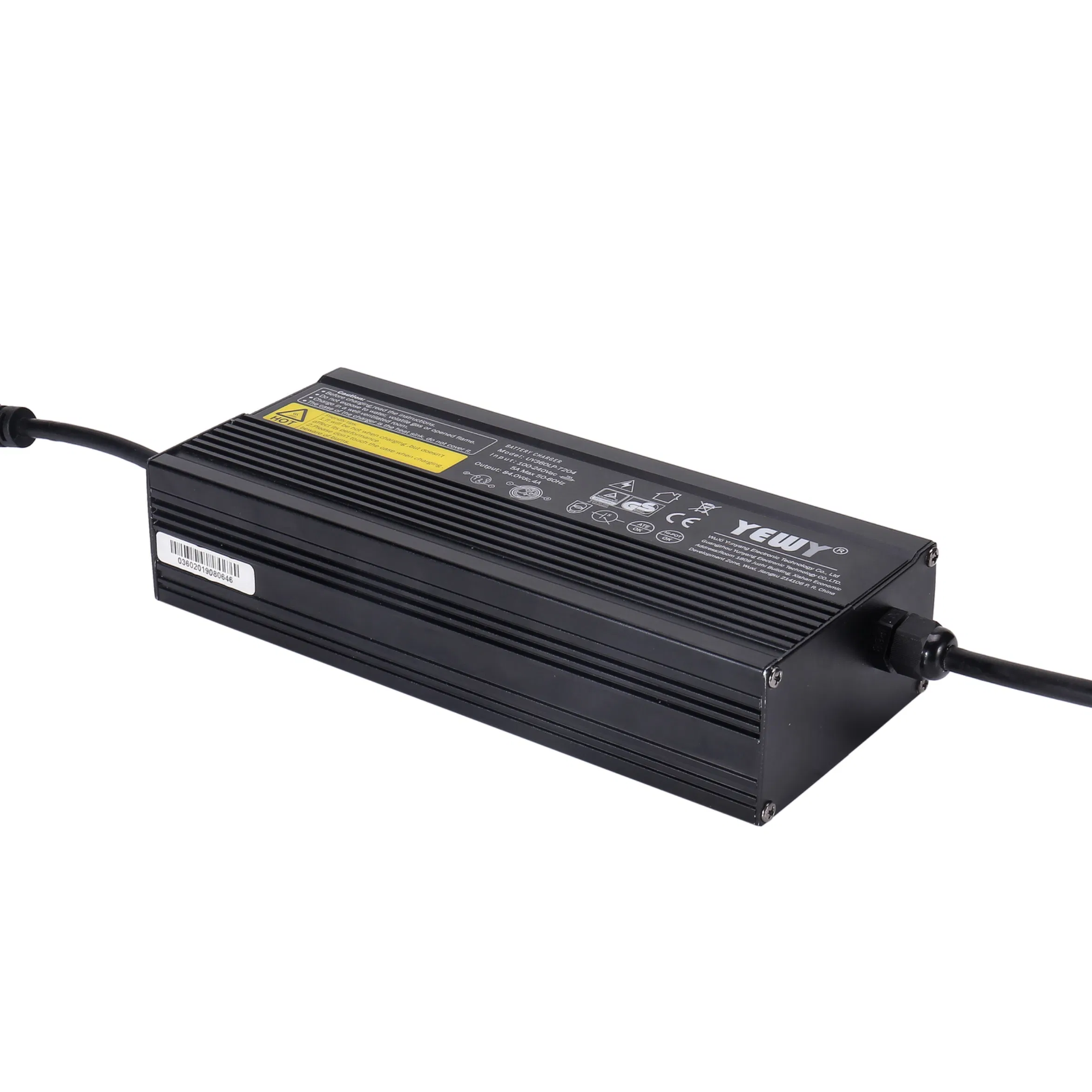 24V 12A Lithium Battery Charger, Input 110-230VAC with Pfc, High Efficiency