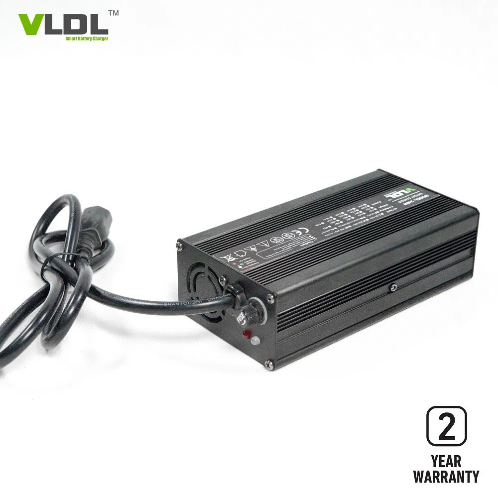 Lithium Battery Charger 24V 8A, Smart Cc CV and Shut-off Charging