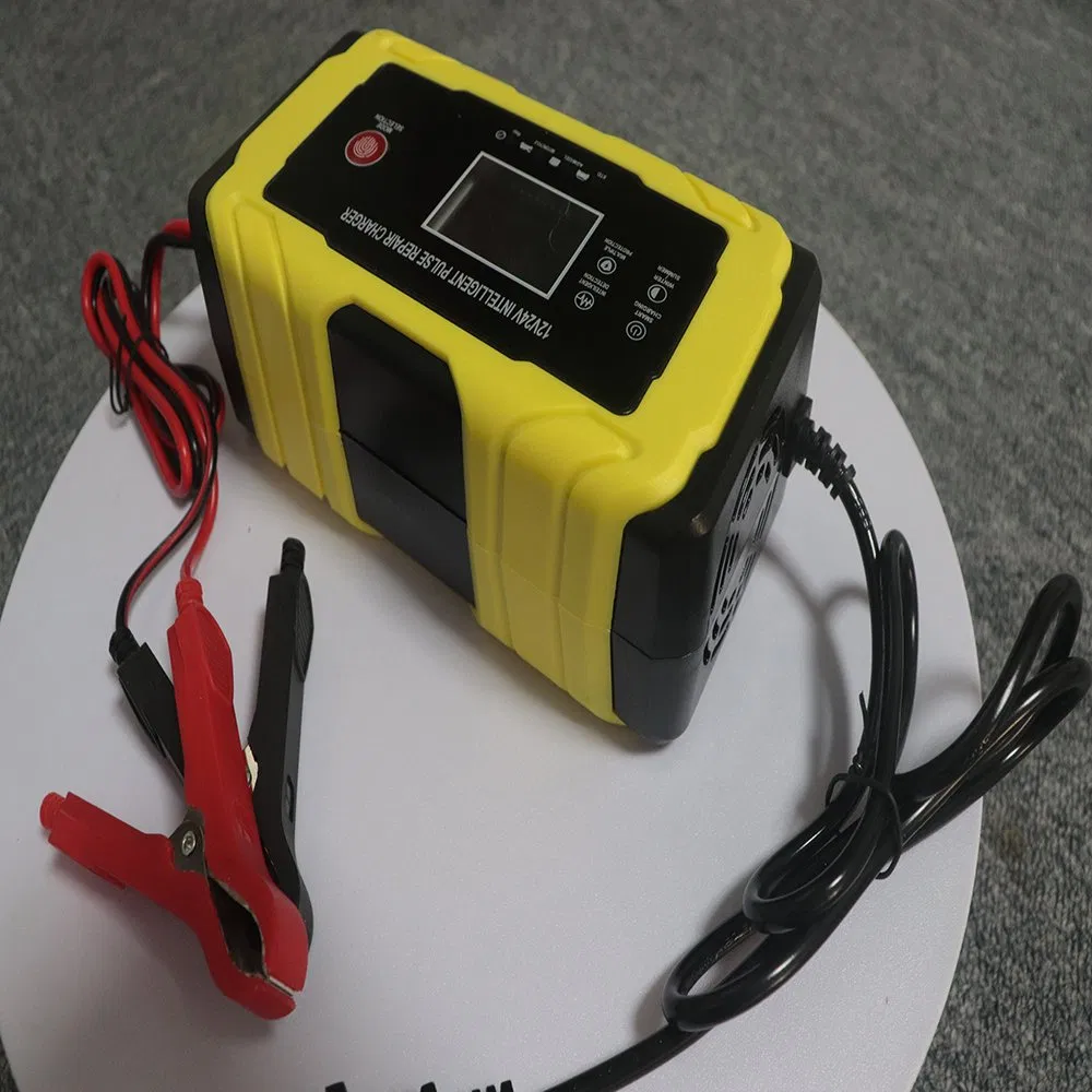 12V10A 24V5a Electric Intelligent Pulse Repair Charger Automatic Smart Rechargeable AGM Gel Car Battery Charger