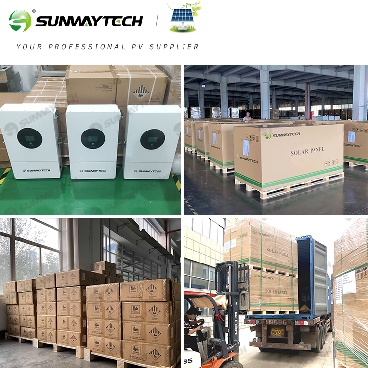 Sunway Fast Hybrid Solar Energy System 3500W 7000W 20kw Fast Charging Station Charger Wallbox AC EV