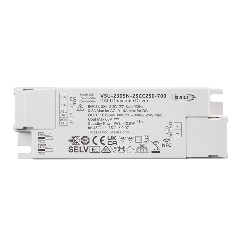 Sunricher 25W 1CH Zigbee NFC Enabled LED Driver (Constant Current) 6-54V 50/60Hz 5-Year Warranty